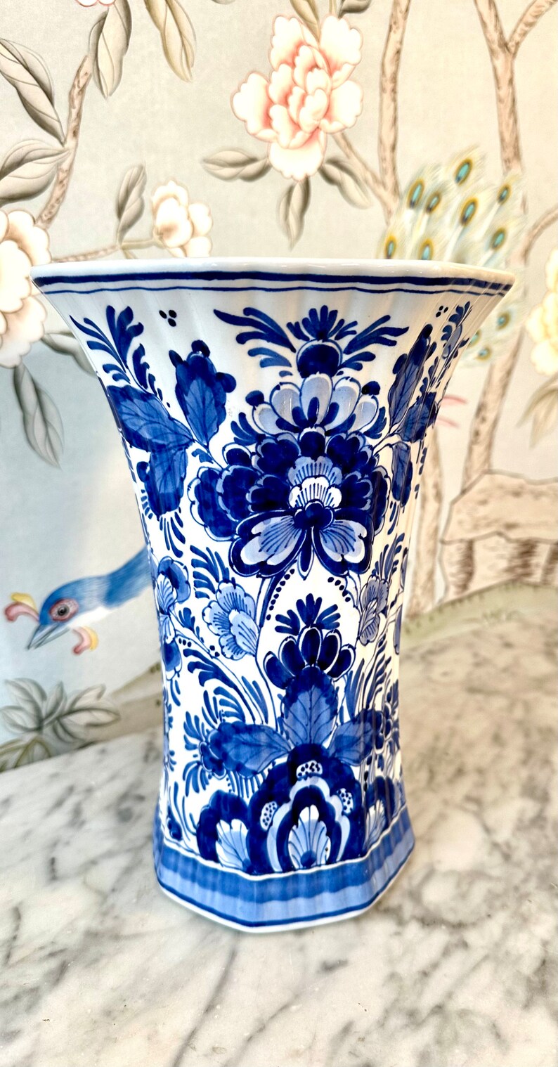 Royal Delft Vase Etsy