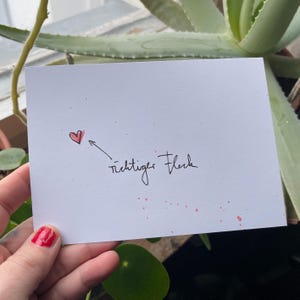 Postcard „richtiger Fleck“ (original artwork)