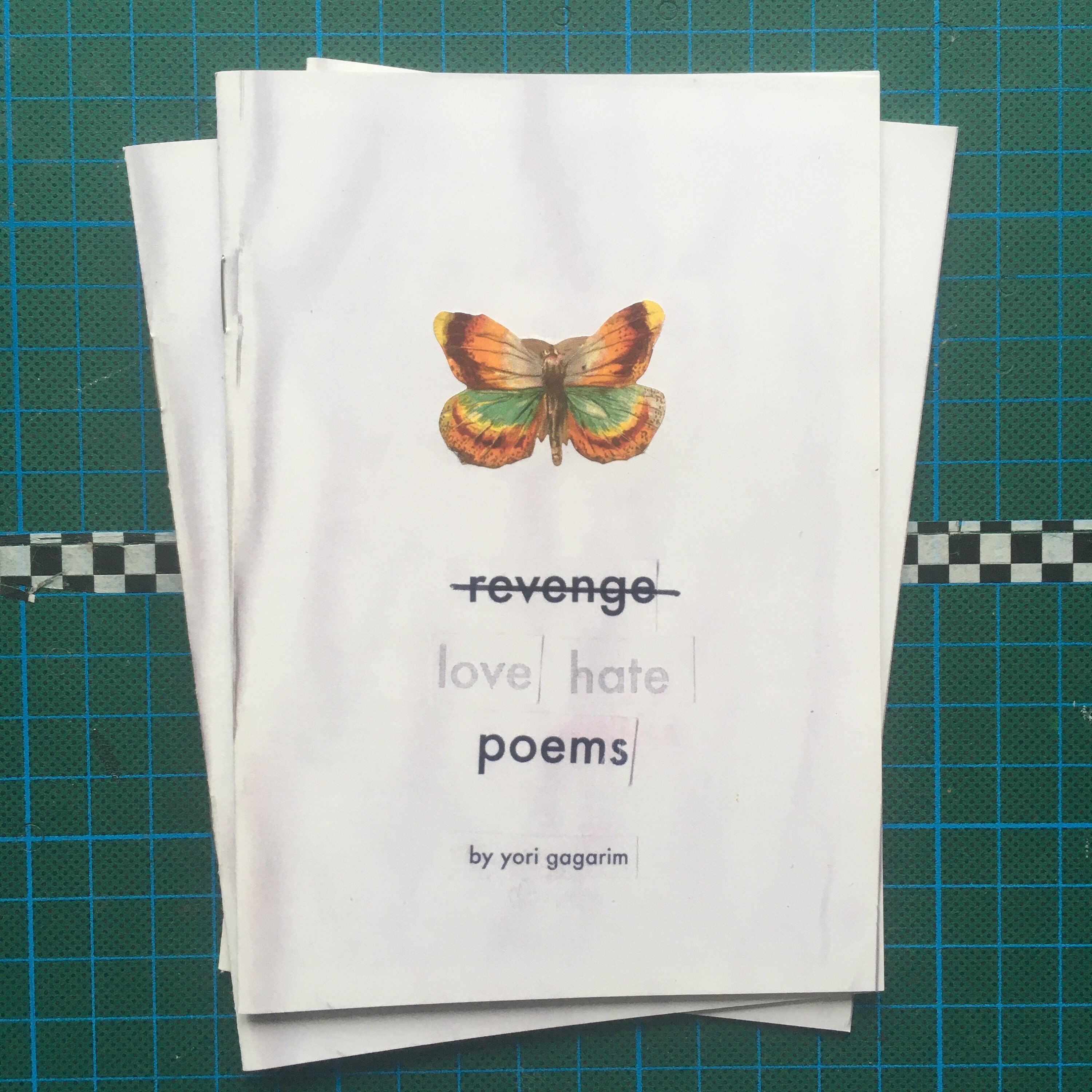 Zine “(revenge) love hate poems” by yori gagarim