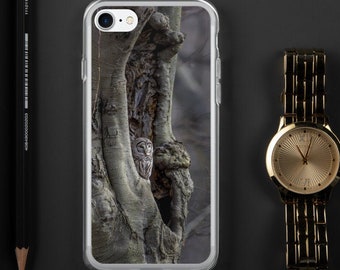 Solitary Barred Owl iPhone Case | Solitary Barred Owl iPhone Cover | Solitary Barred Owl Phone Case
