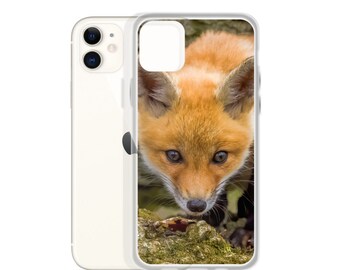 Custodia baby red fox per iPhone / Copertina dell'iPhone Baby Red Fox / Custodia per telefono Baby Fox