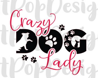 Download Crazy Dog Lady Svg Etsy PSD Mockup Templates