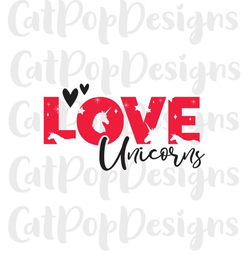 Download Love Unicorns svg Unicorns svg Girl's svg Cute unicorn | Etsy