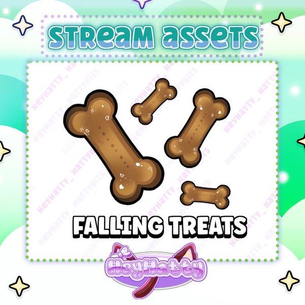 PUPPY PARTY | Channel Point Redeem, Twitch Assets, Falling Assets, Cute Stream Assets, Cute Furry Stream Assets, Furry Streamer Assets
