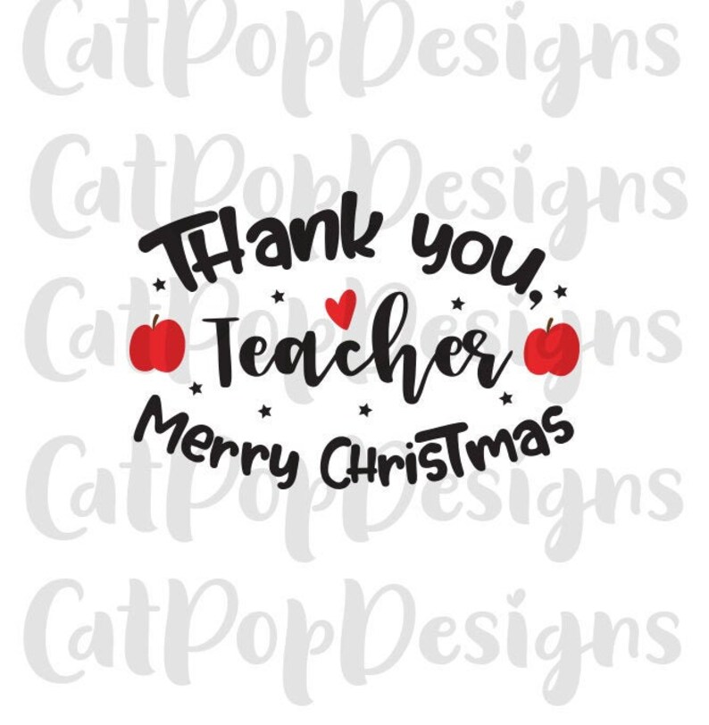 Thank You Svg Thank You Teacher Svg Thanks Teacher Svg Etsy