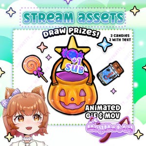 HALLOWEEN | Twitch Games, Streamer Assets, Twitch Assets, Pumpkin Assets, Cute Stream Assets, Halloween Stream Assets, Jack-O-Lantern Assets