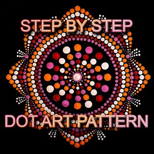 Dot Art Pattern Canvas 22 - Downloadable PDF - Mandala Dotting - Dotting Art Painting - Printable Pattern - Mandala Dot Painting