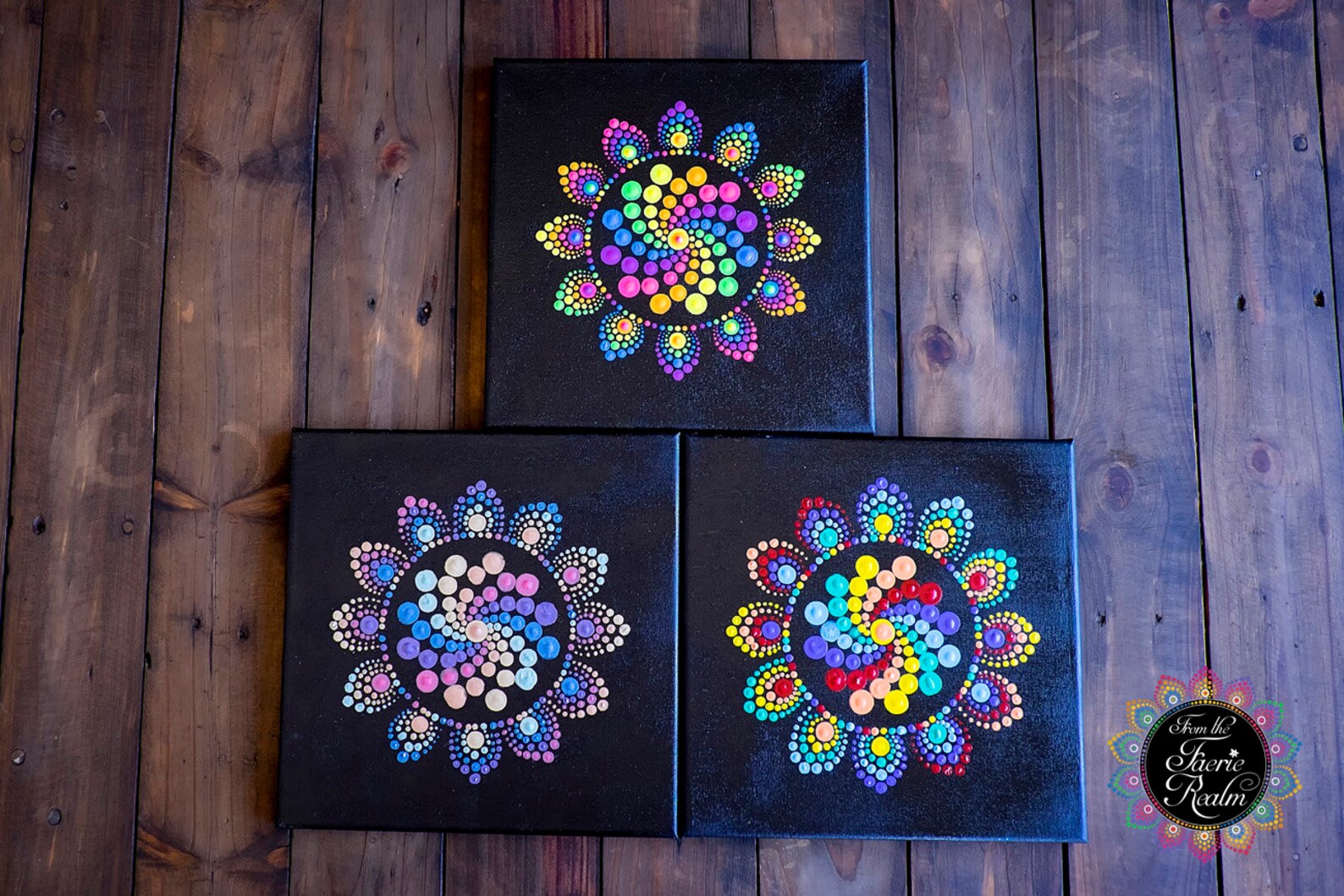 Dot Art Pattern Canvas 19 - Downloadable PDF - Mandala Dotting ...