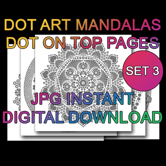 Swoosh Dot Art Practice Pages for Intermediate - Downloadable File