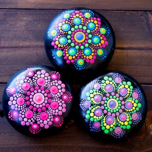 Dot Art Pattern Flat Rock 7 - Downloadable PDF - Mandala Dotting ...