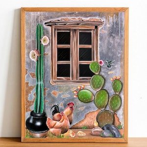 Lámina Recuerdos, arte mexicano, arte popular mexicano, arte mural mexicano, arte hispano, arte ranchero, arte rústico, arte occidental, bohemio mexicano