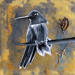 Hummingbird Art Print, Bird art print, Bird wall decor, Hummingbird gifts, Bird wall art, Hummingbird wall art, Bird Painting, Small Print