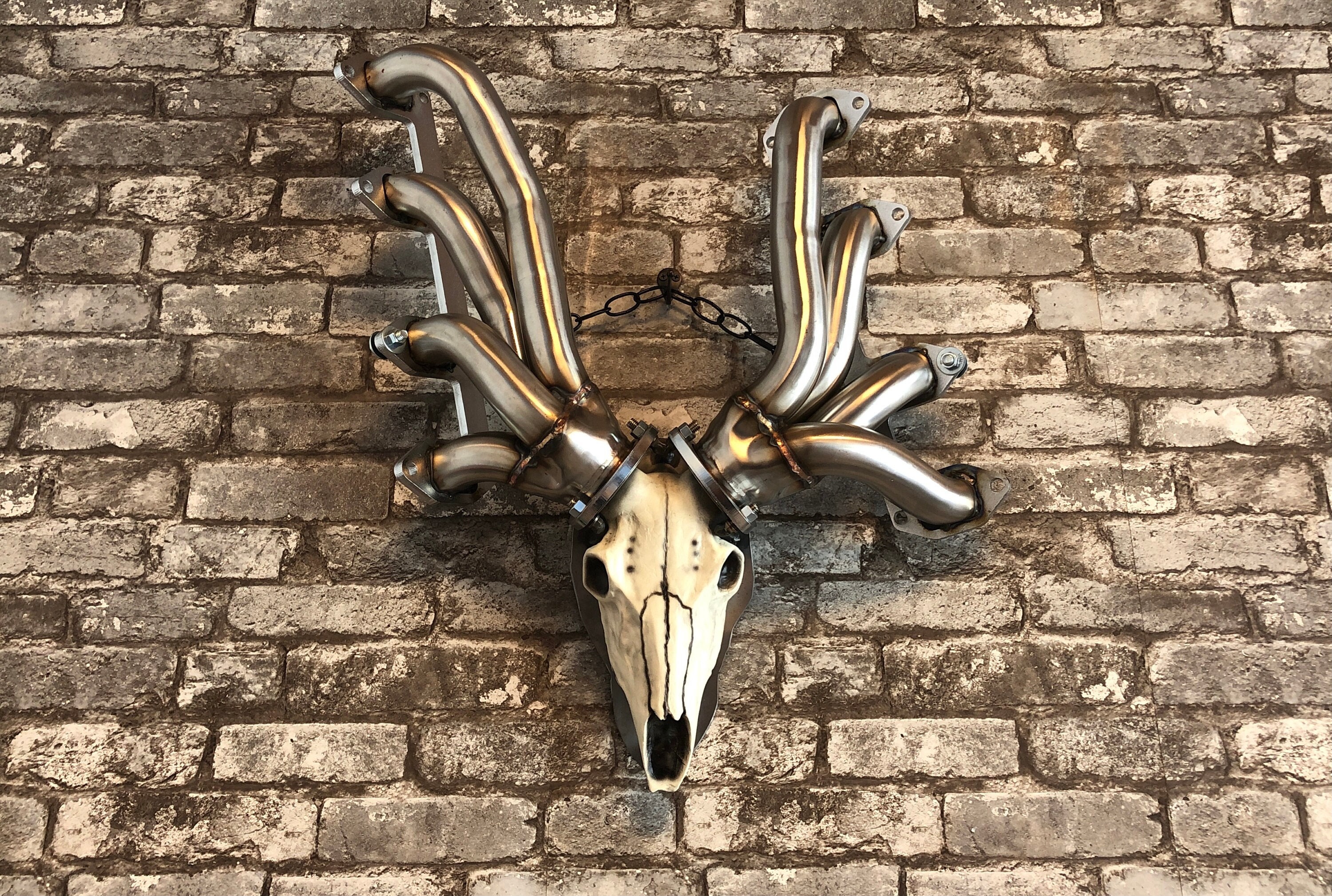 V8 Big Block Header Deer Trophy 00145 0146 Etsy