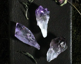 Amethyst natural point - Large roots - Big purple crystal - Ethically sourced - Natural crystal - Purple stone - Violet tooth - Anti-stress