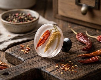 Chilli pepper cabinet knobs, spaces kitchen collection
