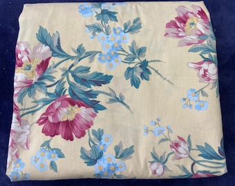 Ralph Lauren Parsonage Yellow Floral Queen Duvet / Comforter Cover