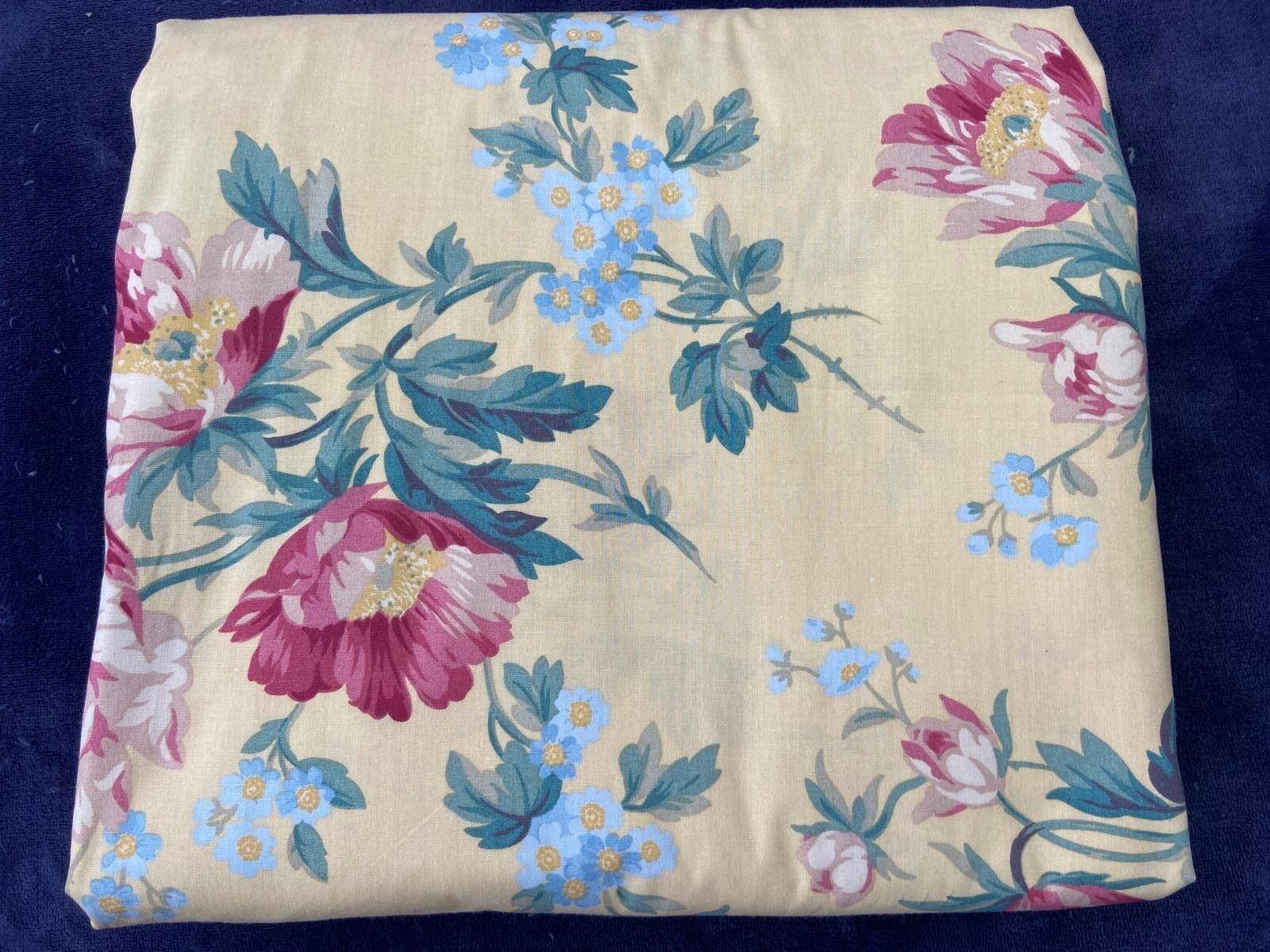 Ralph Lauren Parsonage Yellow Floral Queen Duvet / Comforter Cover