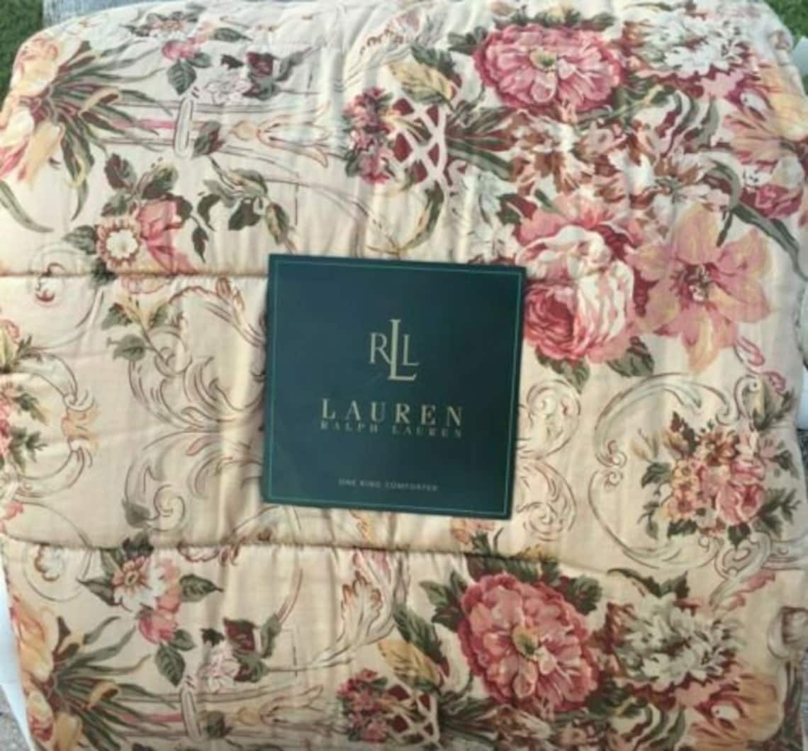 Ralph Lauren Guinevere Floral King Comforter Original New Etsy Canada