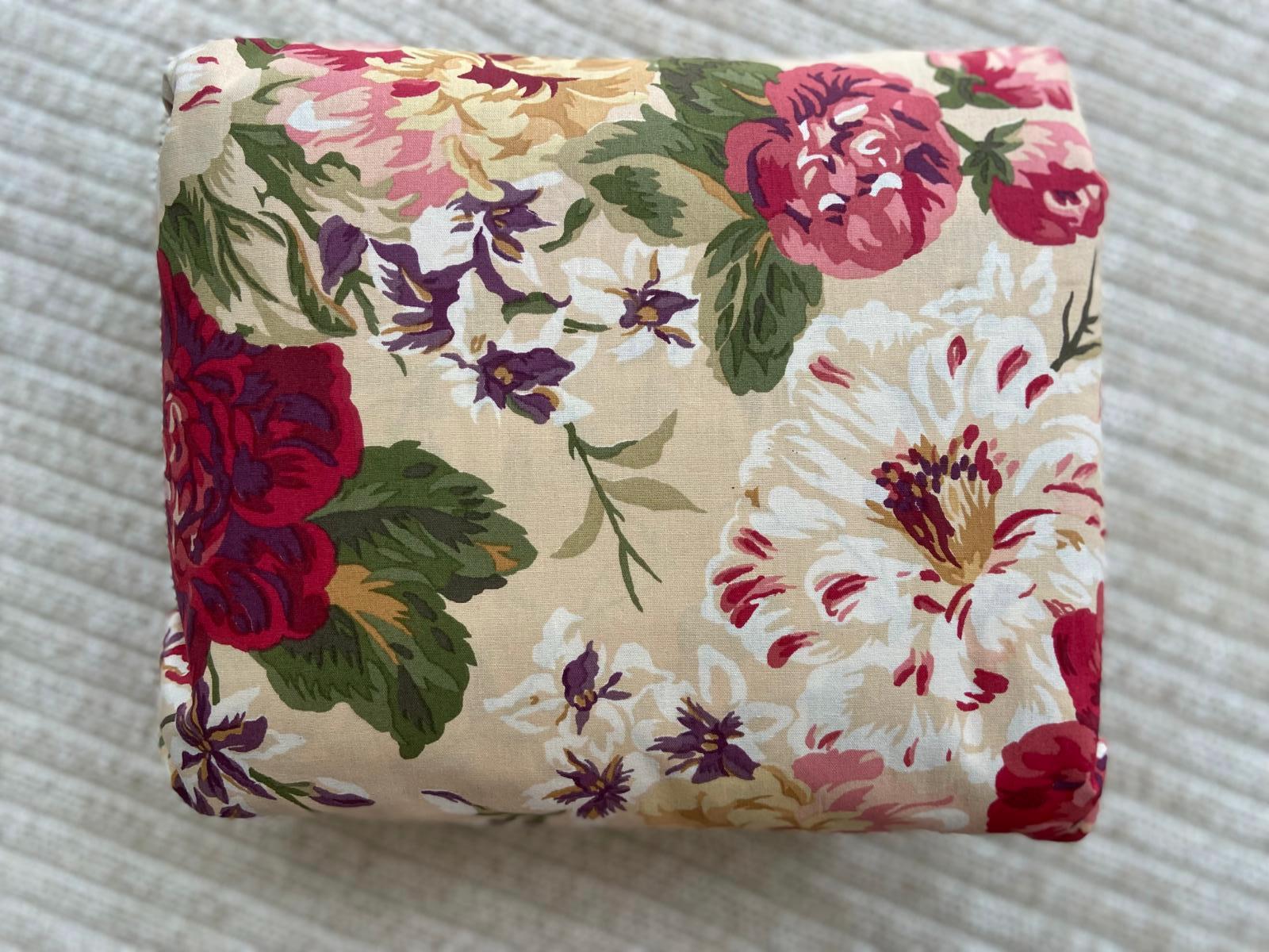 Ralph Laurenストライプ花柄 コンフォーターカバー 150x210cm RL Home 300TC 掛け布団カバー クイーン/キング Adelaide Floral