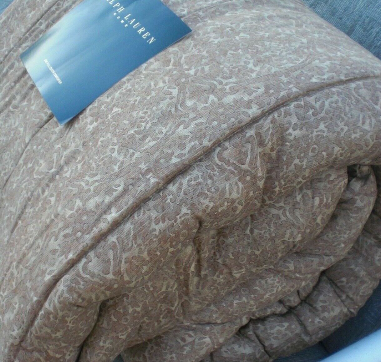 Ralph Lauren Rossellini Jardiniere Neutral Queen Comforter 4pc Set New