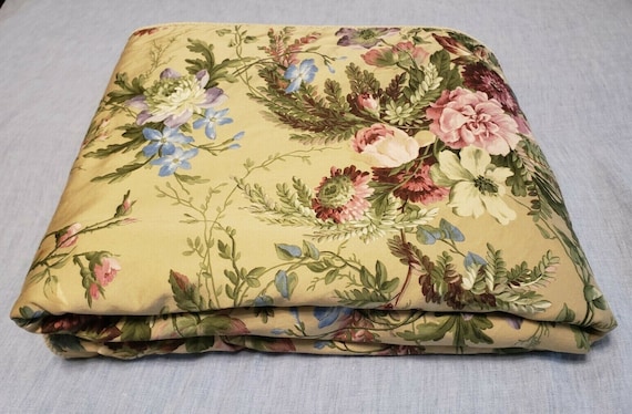Ralph Lauren ADRIANA Floral QUEEN Duvet / Comforter Cover 450 TC
