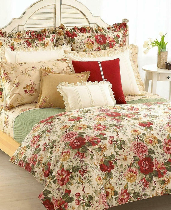 Ralph Lauren POST ROAD CONSTANCE Floral King Duvet / Comforter