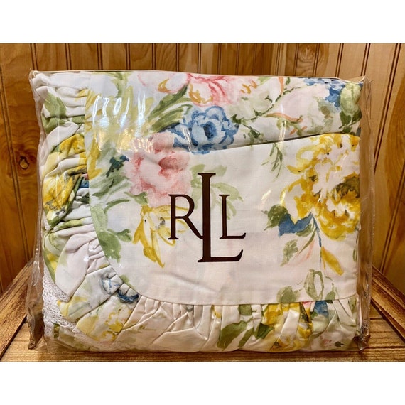 Ralph Lauren, ラルフローレン、掛け布団カバー、フリル、ラッフル ラルフローレン ホーム レイク フリル フローラル パステル キング