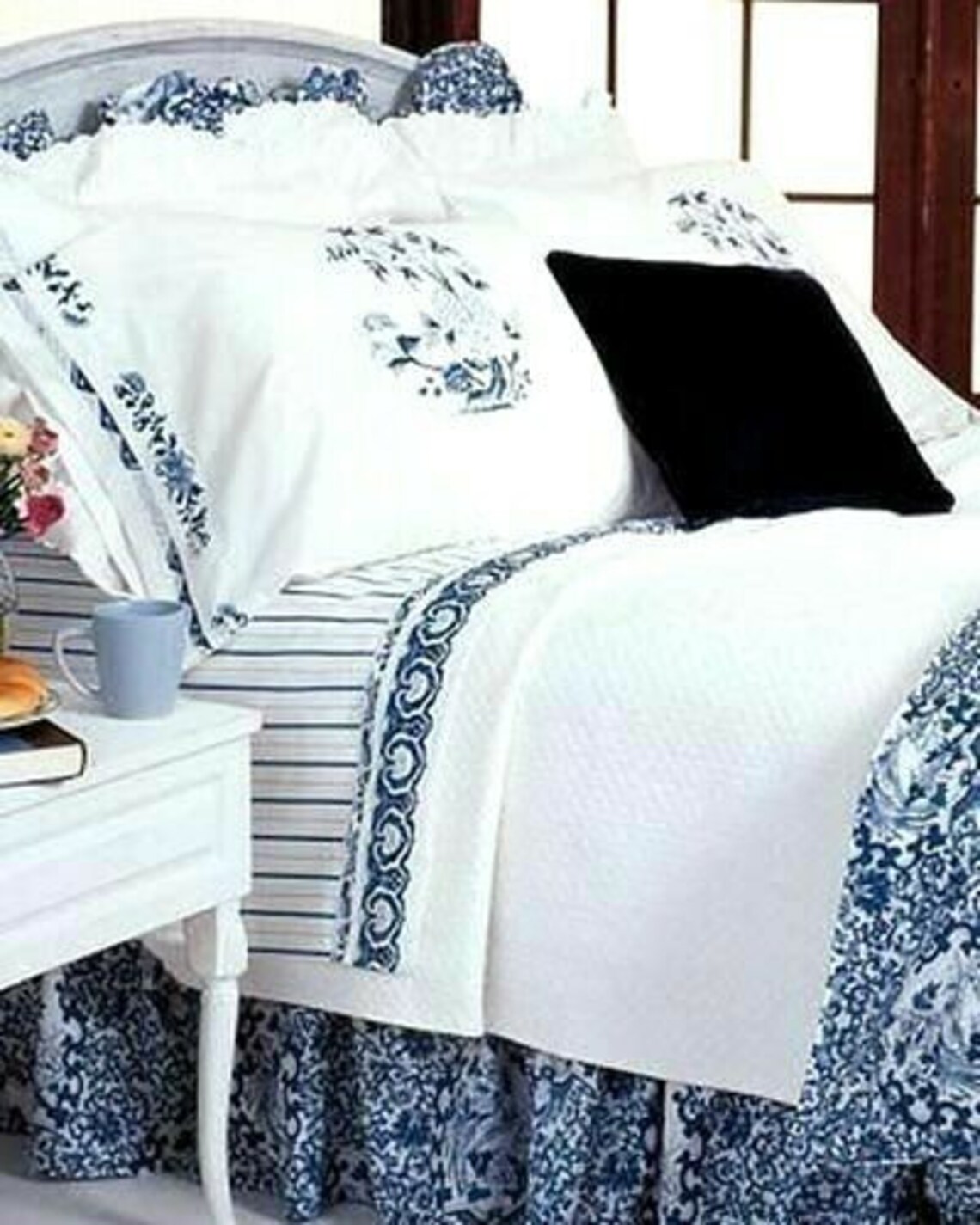 Ralph Lauren 3Piece Comforter King Set Porcelain Tamarind Etsy