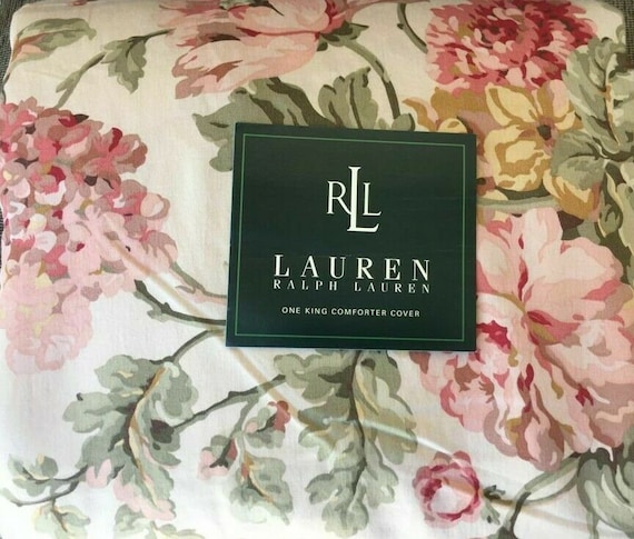 Buy Ralph Lauren Sussex Gardens Floral KING Duvet / Comforter 