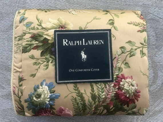 ラルフローレン コンフォーターカバー クィーン フローラル Ralph Lauren ADRIANA Floral QUEEN Duvet / Comforter Cover 450 TC