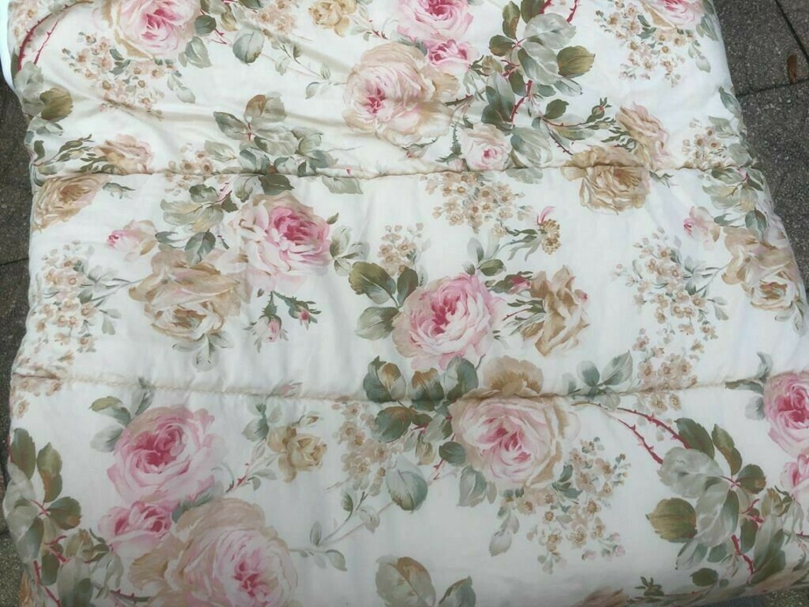 Ralph Lauren WOODSTOCK Garden Floral KING COMFORTER Vintage Rare Etsy