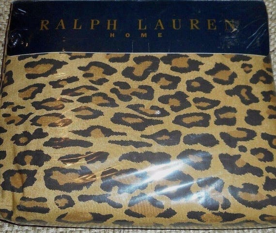 Ralph Lauren LEOPARD Aragon King Deep FITTED SHEET New - Etsy Ralph Lauren LEOPARD Aragon King Deep FITTED SHEET New - Etsy