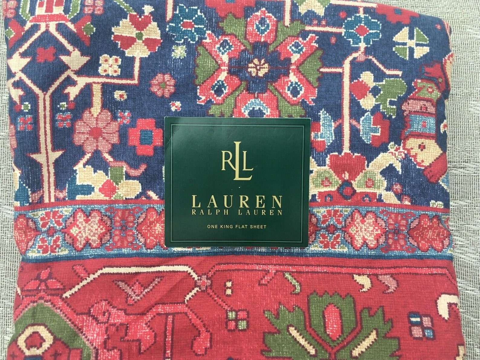 Ralph Lauren ORIENTA NAVY Paisley Persian Rug KING Etsy
