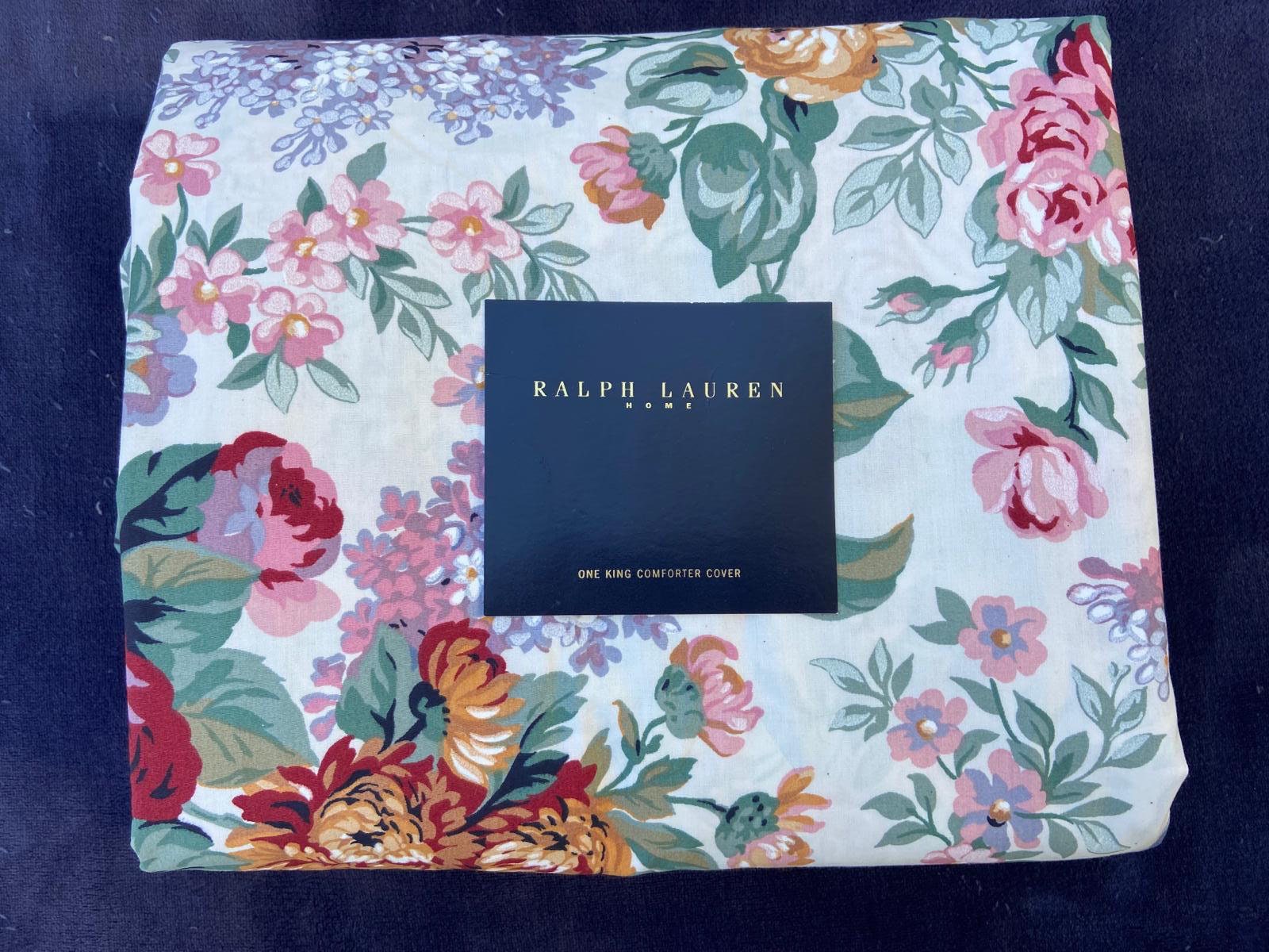 Ralph Lauren Allison Floral KING Duvet / Comforter Cover
