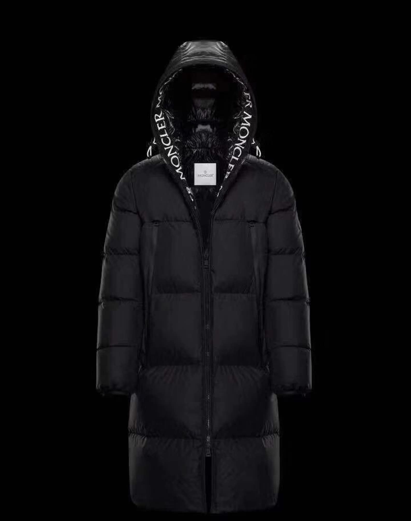Men's Moncler Puffer Black Jacket Size 4 Authentic Hooded Etsy