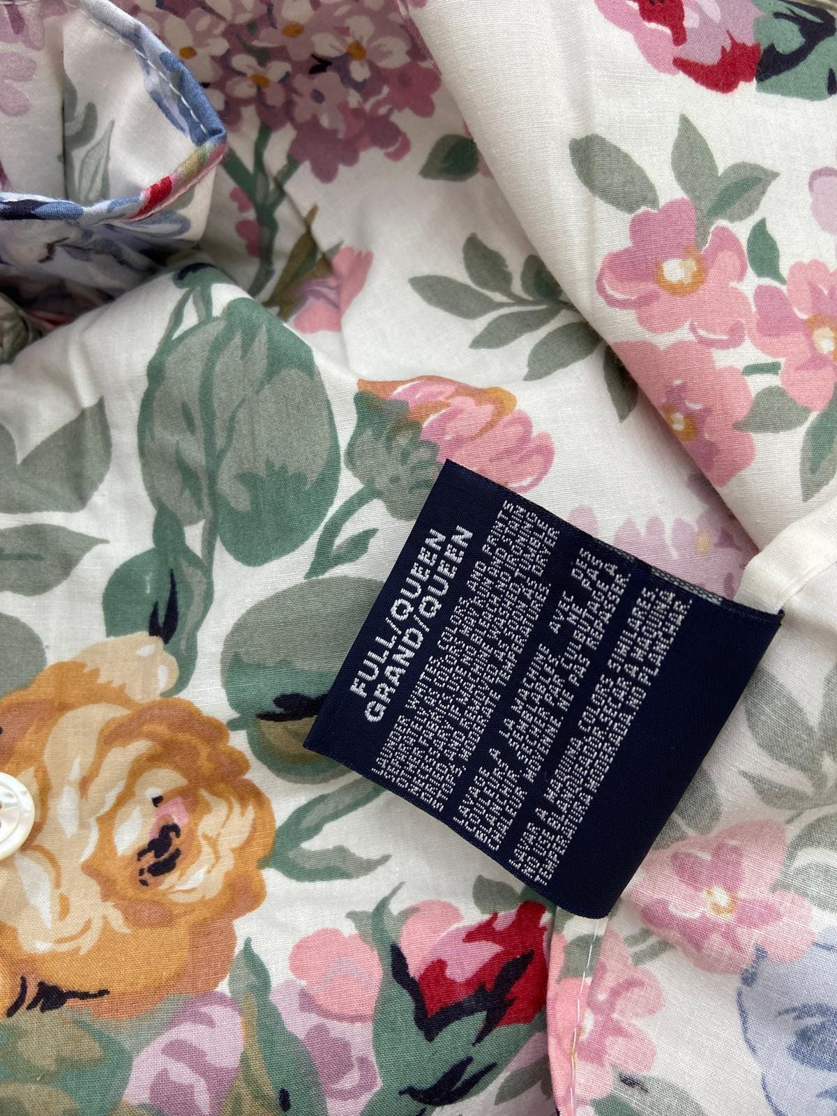 Ralph Lauren Allison Floral FULL / QUEEN Duvet / Comforter Cover