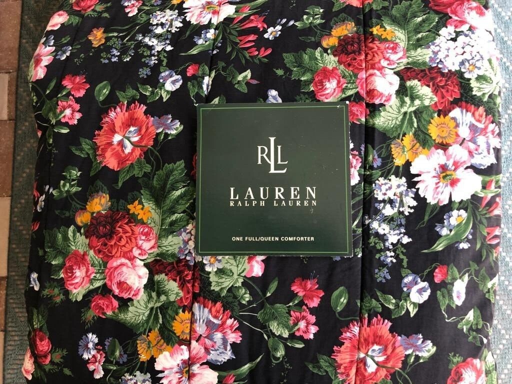 Ralph Lauren Cossette Black Isadora Full Queen Comforter Etsy