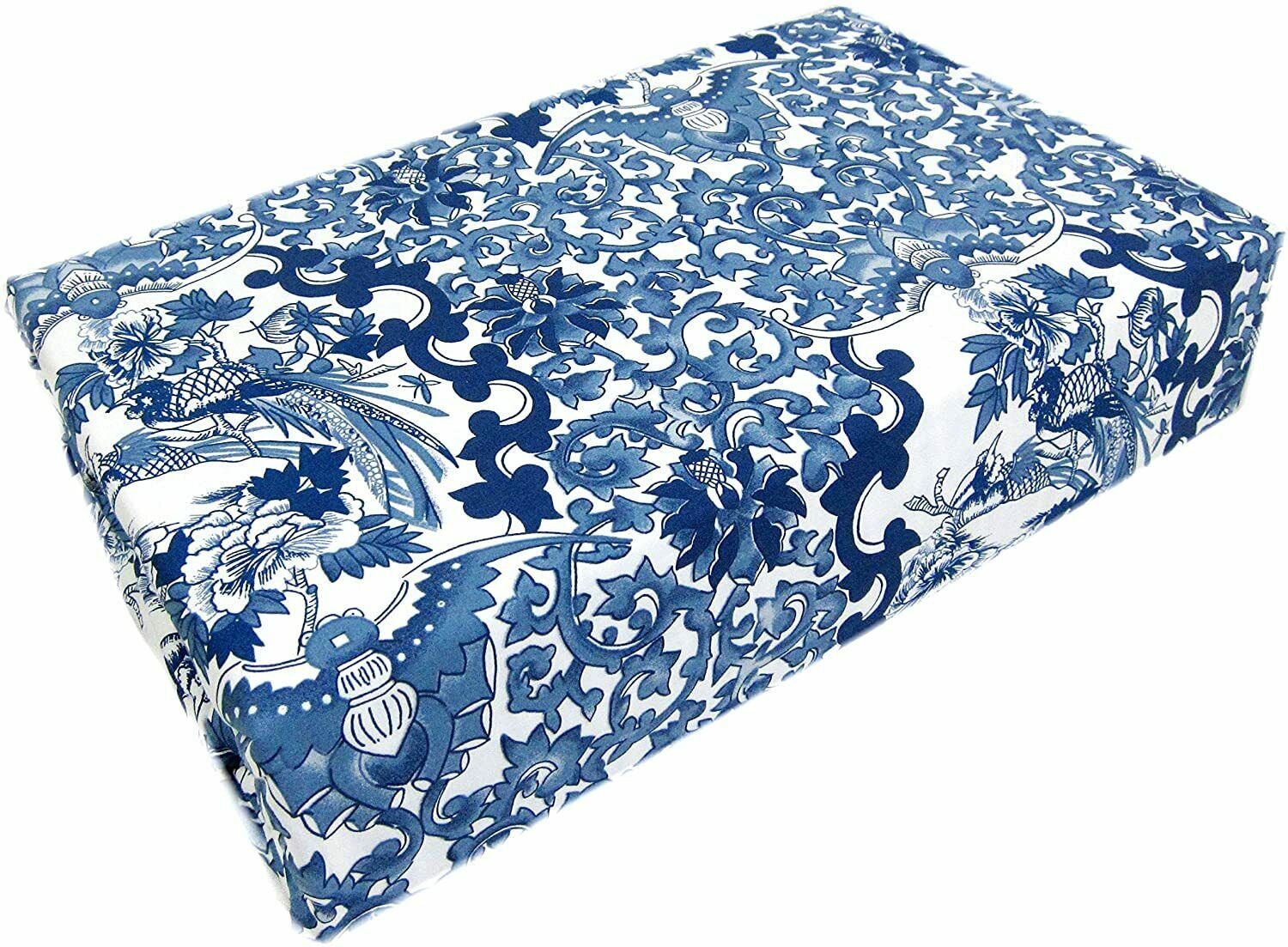 Ralph Lauren Porcelain Blue Tamarind Bird QUEEN Duvet Cover + Two