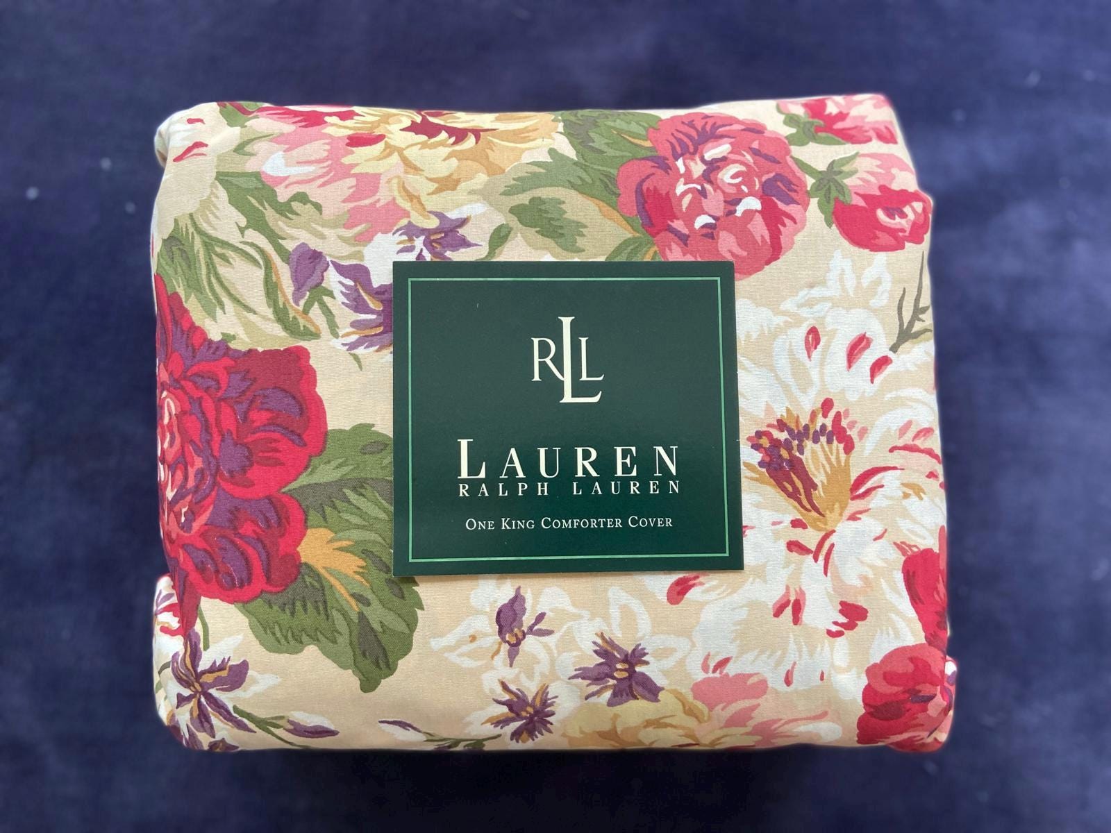 Ralph Lauren POST ROAD CONSTANCE Floral King Duvet / Comforter