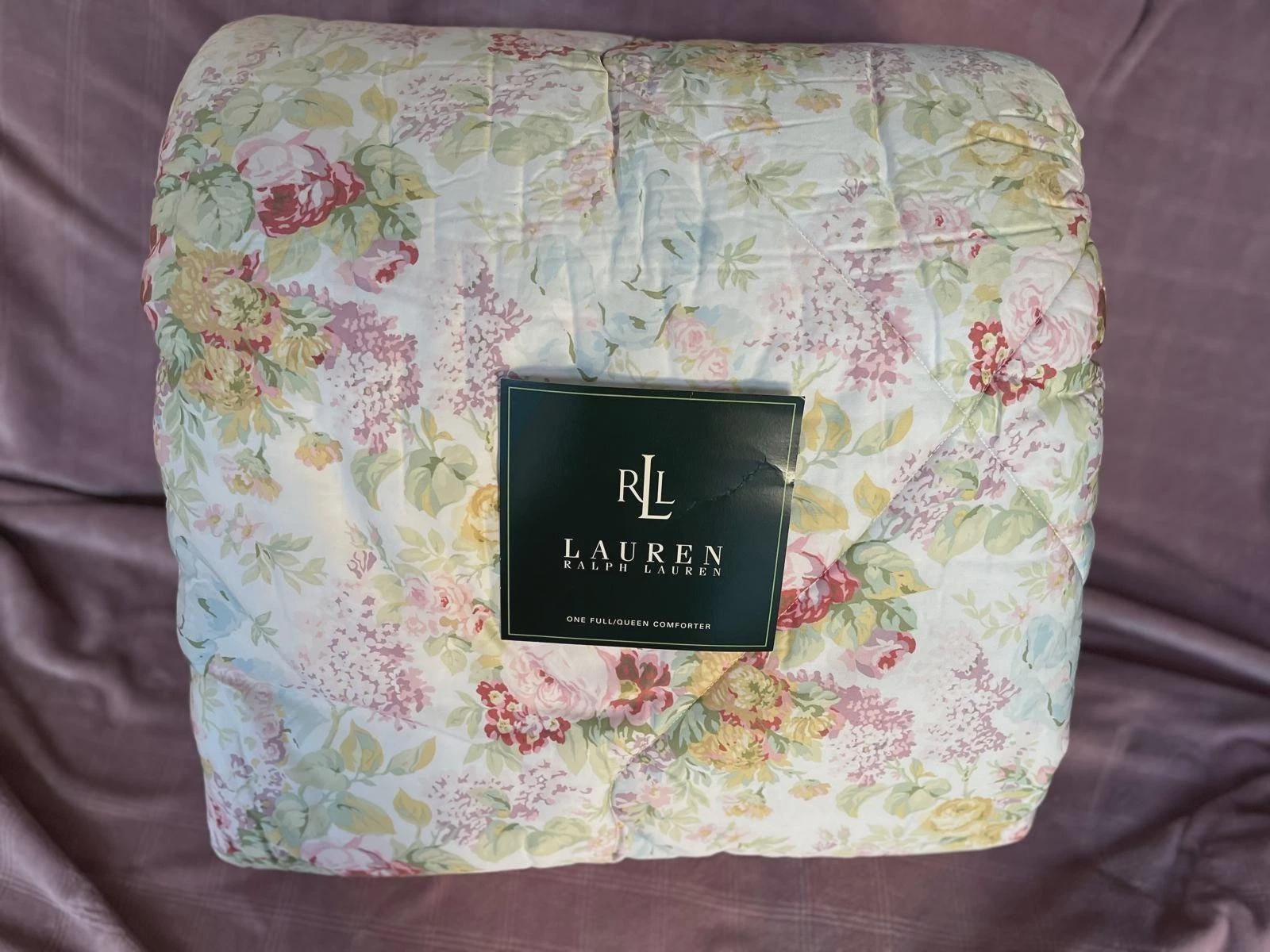 Ralph Lauren SHELTER ISLAND Floral QUEEN Comforter Shams 3 Pc Set