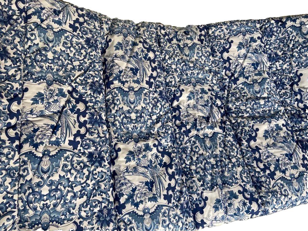 Ralph Lauren PORCELAIN BLUE KING Comforter Chinoiserie 4pc Set