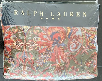 Galahad Ralph Lauren Christmas Sheets NEW Vintage Ralph Lauren