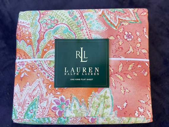 Ralph Lauren フラットシート 205x243cmアメリカ製 Amazon.com: Ralph Lauren Home Victoria Falls Tan Brown Zebra King