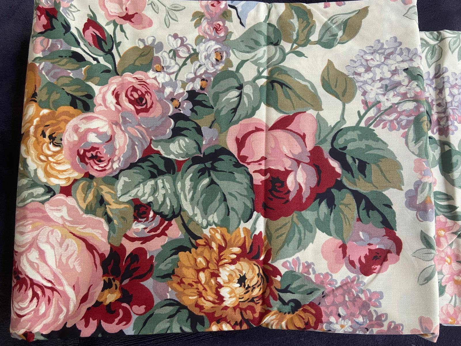 ラルフローレン アリソン フローラル クイーン フラット シーツ 新品