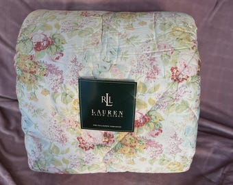 Ralph Lauren SHELTER ISLAND Floral QUEEN dekbedhoezen set van 3 New Vintage Allison