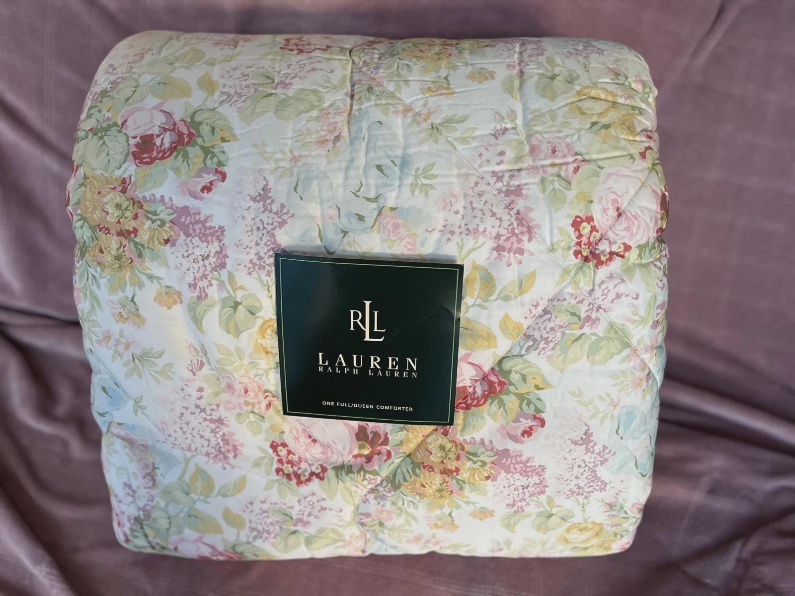 Ralph Lauren SHELTER ISLAND Floral QUEEN Comforter Shams 3 Pc Set