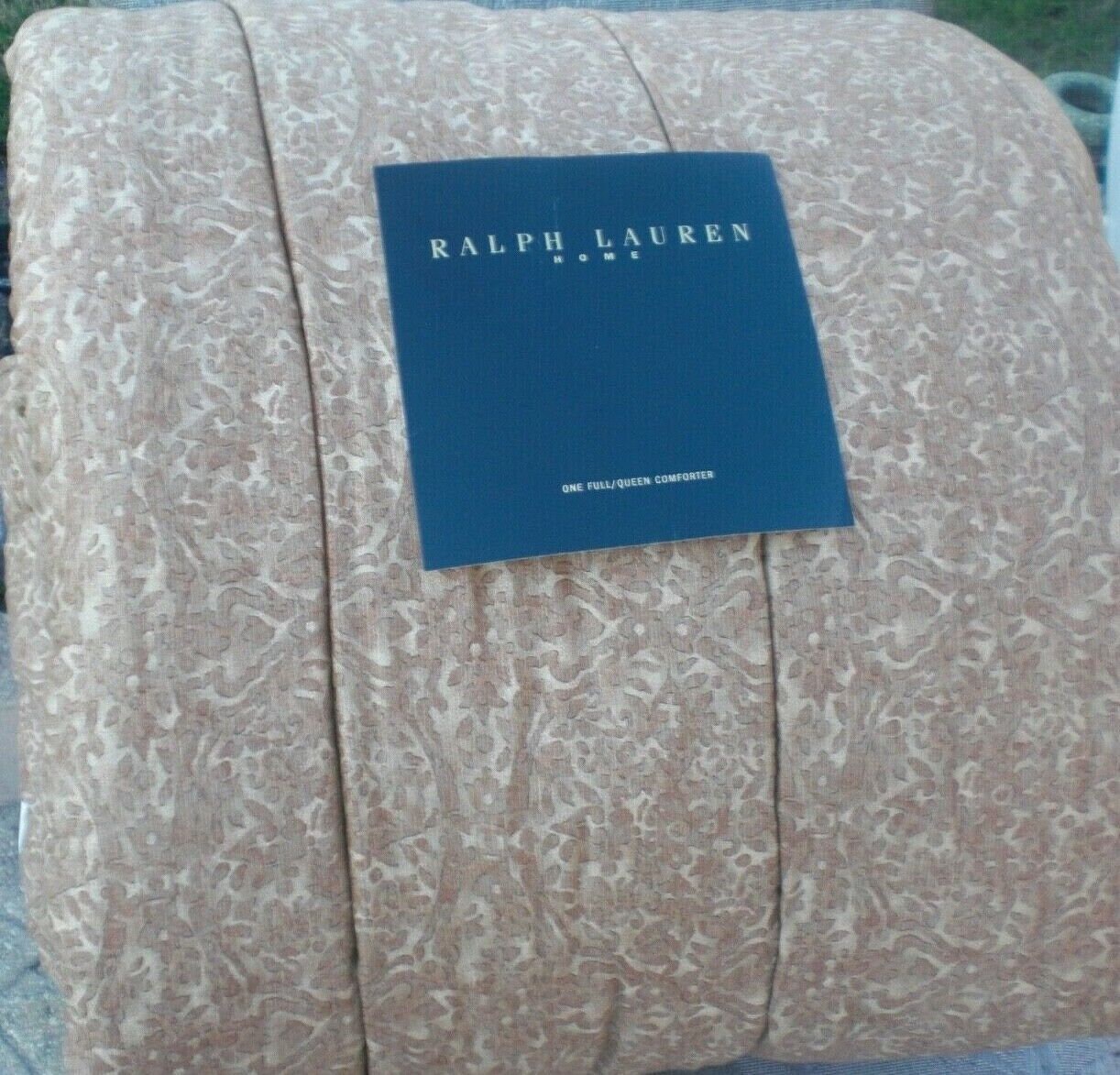 Ralph Lauren Rossellini Jardiniere Neutral Queen Comforter 4pc Set New