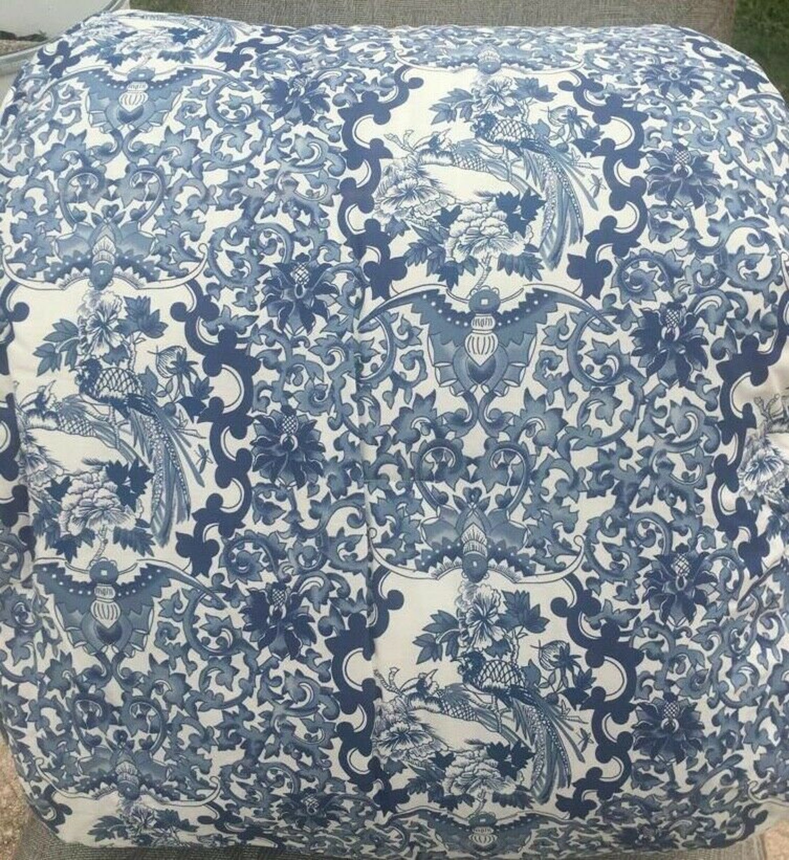 Ralph Lauren PORCELAIN Blue / White Tamarind FULL / QUEEN Comforter 4