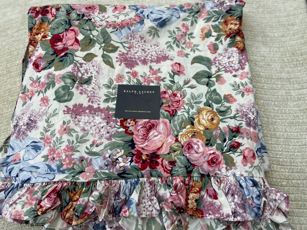 Ralph Lauren Allison Floral FULL / QUEEN Duvet / Comforter Cover