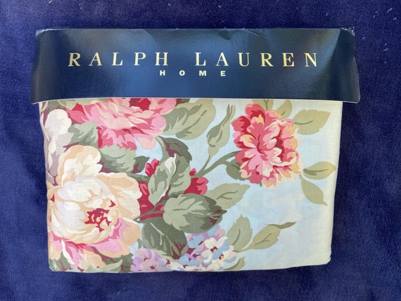 Ralph Lauren 花柄シングルカバーセット Ralph Lauren STONE HARBOR Floral California King Fitted Sheet